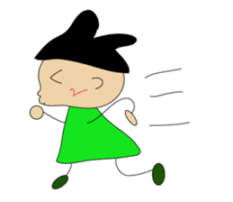 Wooden fairies sticker #5507625