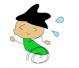 Wooden fairies sticker #5507626