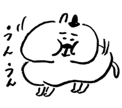 Fat cat sticker sticker #5508256
