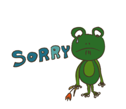 Happy Frog MORIAGERO sticker #5508351