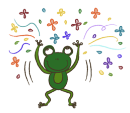 Happy Frog MORIAGERO sticker #5508352