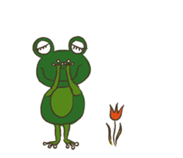 Happy Frog MORIAGERO sticker #5508353