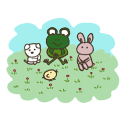 Happy Frog MORIAGERO sticker #5508361