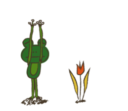 Happy Frog MORIAGERO sticker #5508364