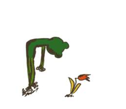 Happy Frog MORIAGERO sticker #5508365