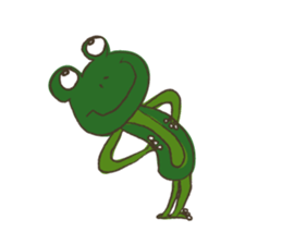 Happy Frog MORIAGERO sticker #5508367