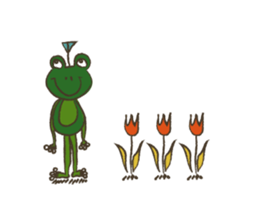 Happy Frog MORIAGERO sticker #5508368