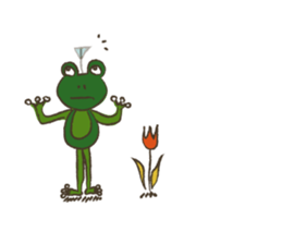 Happy Frog MORIAGERO sticker #5508370