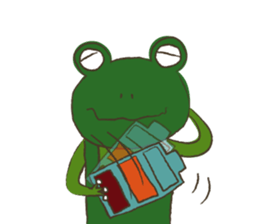 Happy Frog MORIAGERO sticker #5508373
