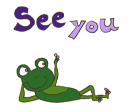 Happy Frog MORIAGERO sticker #5508386