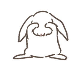 Rabbity animal sticker #5509352
