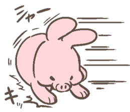 Rabbity animal sticker #5509376