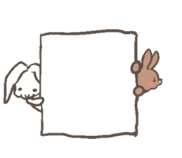 Rabbity animal sticker #5509378