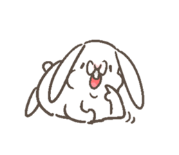 Rabbity animal sticker #5509381