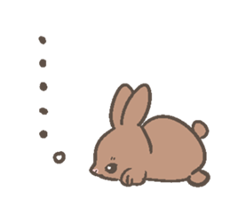 Rabbity animal sticker #5509382