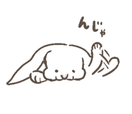 Rabbity animal sticker #5509386