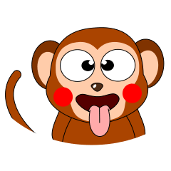 Always cheerful monkey brothers