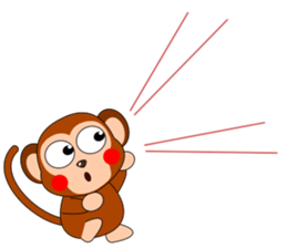 Always cheerful monkey brothers sticker #5509552