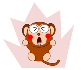Always cheerful monkey brothers sticker #5509555