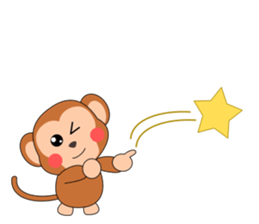 Always cheerful monkey brothers sticker #5509560