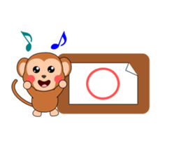 Always cheerful monkey brothers sticker #5509565