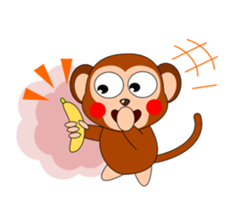 Always cheerful monkey brothers sticker #5509571