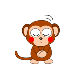 Always cheerful monkey brothers sticker #5509572