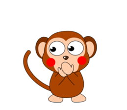 Always cheerful monkey brothers sticker #5509574