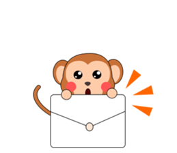 Always cheerful monkey brothers sticker #5509577