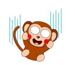 Always cheerful monkey brothers sticker #5509578