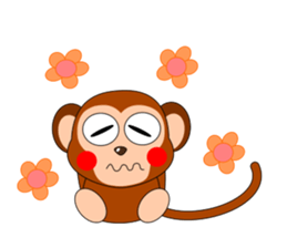 Always cheerful monkey brothers sticker #5509585