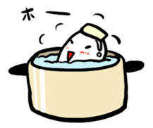 A shining boiled egg sticker #5509753