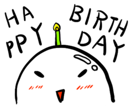 A shining boiled egg sticker #5509763