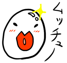 A shining boiled egg sticker #5509768