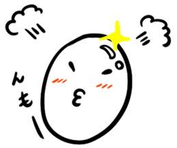 A shining boiled egg sticker #5509769