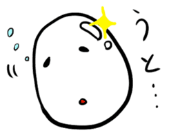 A shining boiled egg sticker #5509772