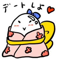 A shining boiled egg sticker #5509784