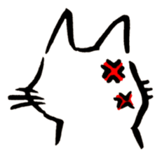 Japanese Karuta Cat sticker #5510158