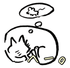 Japanese Karuta Cat sticker #5510167