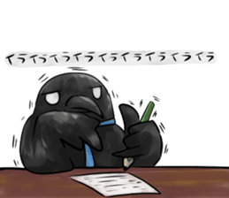 The crow which functions sticker #5510452