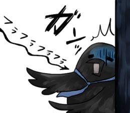The crow which functions sticker #5510458