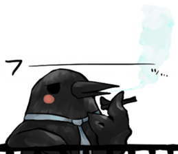 The crow which functions sticker #5510459