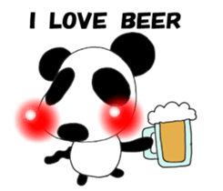 Red cheeks Series Panda sticker #5510831