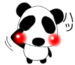 Red cheeks Series Panda sticker #5510846