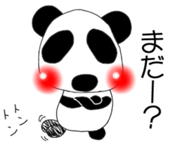 Red cheeks Series Panda sticker #5510849