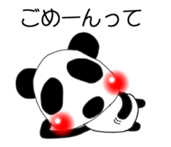 Red cheeks Series Panda sticker #5510852