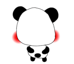 Red cheeks Series Panda sticker #5510862