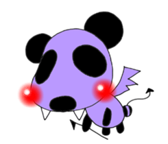 Red cheeks Series Panda sticker #5510867