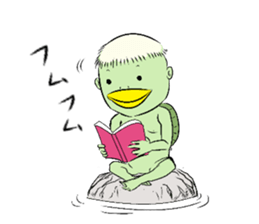 Daily life of kappa sticker #5510908