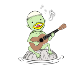 Daily life of kappa sticker #5510919